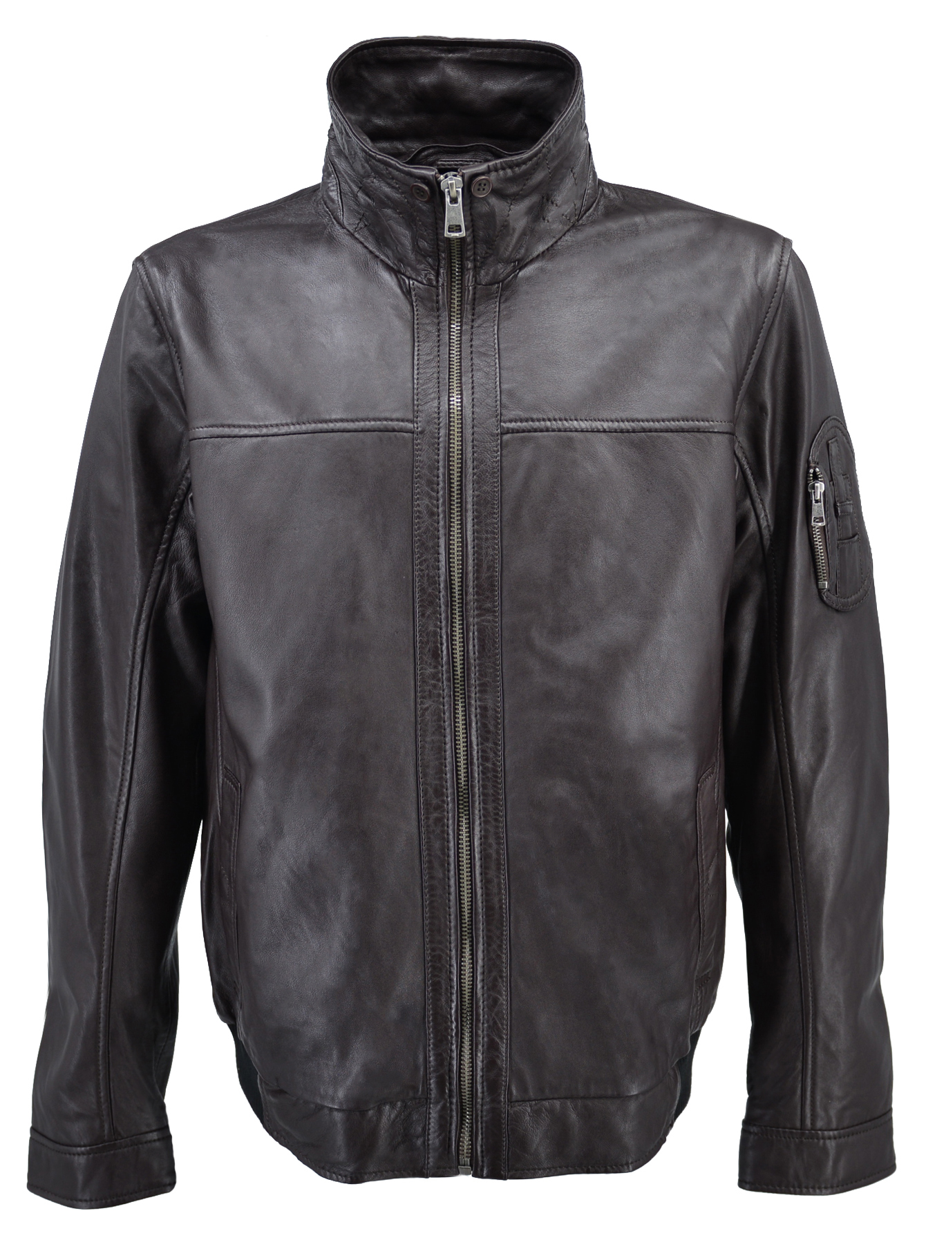 ΔΕΡΜΑΤΙΝΟ ΑΝΔΡΙΚΟ ΜΠΟΥΦΑΝ ΚΩΔΙΚΟΣ: 08-M-TOMCRUISE-EX (BROWN) - Image 5