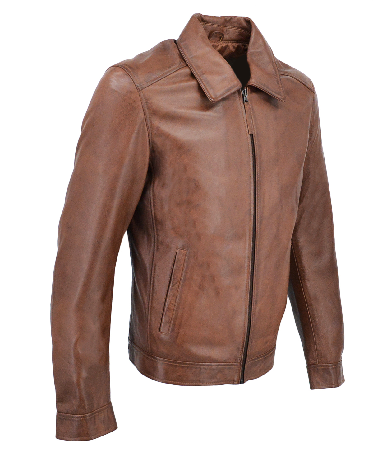 ΔΕΡΜΑΤΙΝΟ ΑΝΔΡΙΚΟ ΜΠΟΥΦΑΝ ΚΩΔΙΚΟΣ: 14-M-COATS (COGNAC) - Image 3