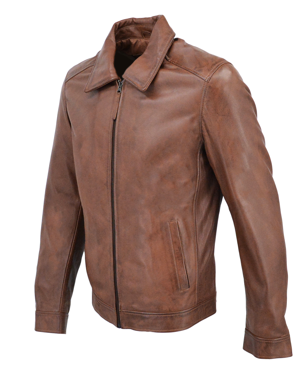 ΔΕΡΜΑΤΙΝΟ ΑΝΔΡΙΚΟ ΜΠΟΥΦΑΝ ΚΩΔΙΚΟΣ: 14-M-COATS (COGNAC) - Image 4