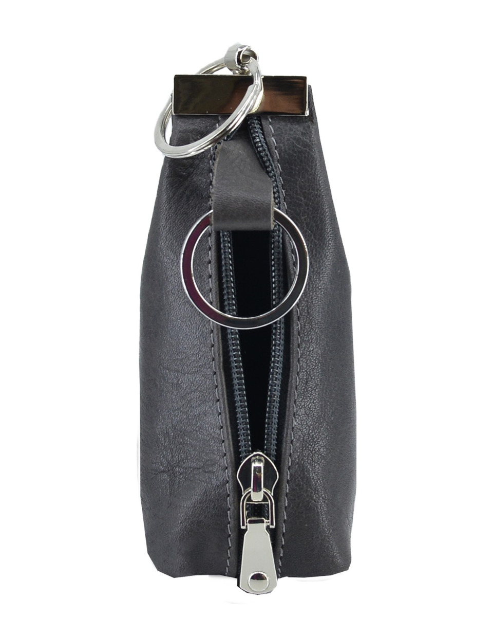 ΔΕΡΜΑΤΙΝΗ ΚΛΕΙΔΟΘΗΚΗ ΚΩΔΙΚΟΣ: 60-WALLET-113-5 (GREY) - Image 3