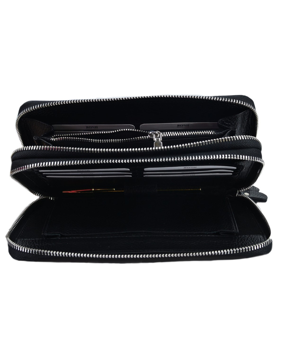 ΔΕΡΜΑΤΙΝΟ ΠΟΡΤΟΦΟΛΙ ΚΩΔΙΚΟΣ: 60-WALLET-881-281 (BLACK) - Image 8