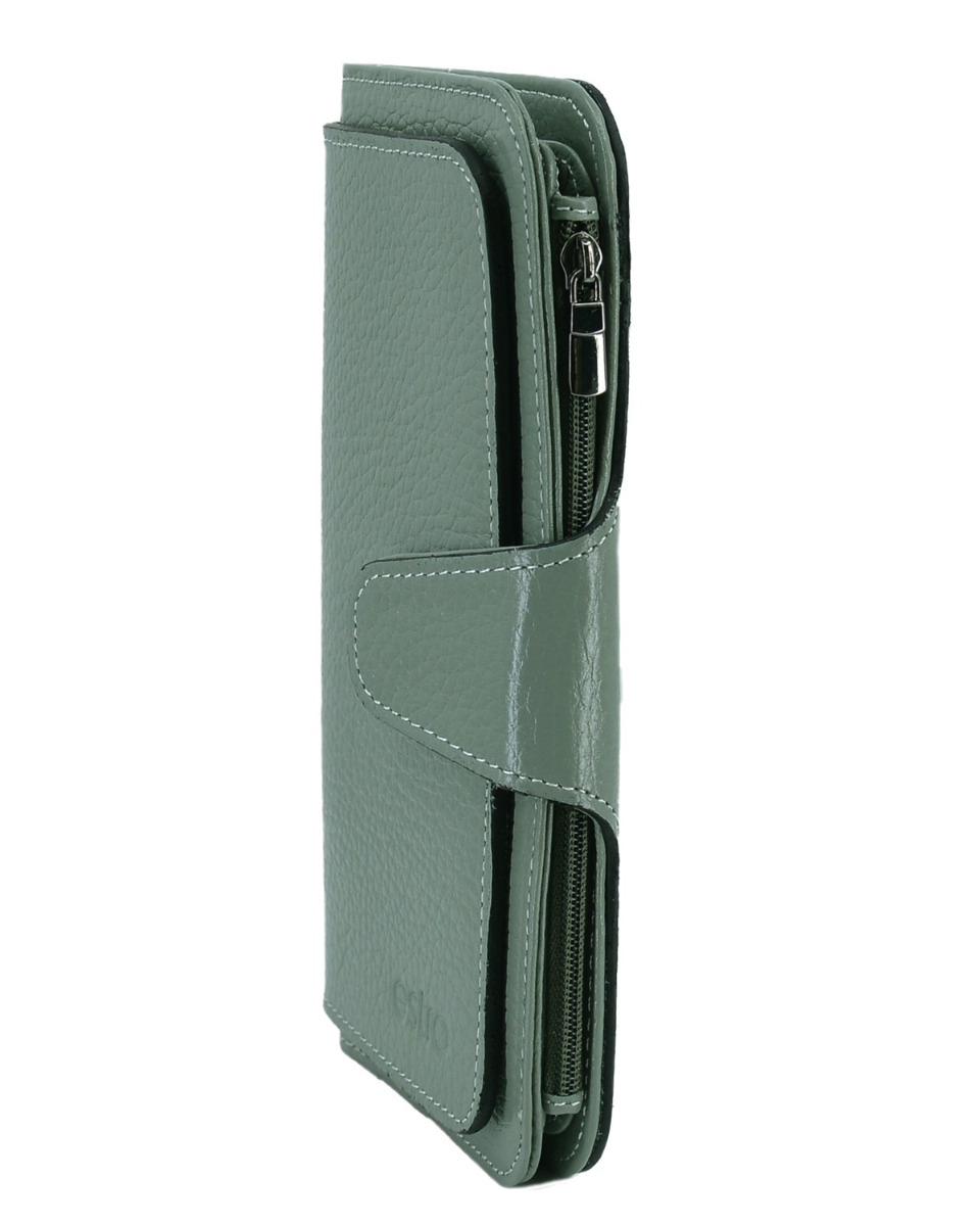 ΔΕΡΜΑΤΙΝΟ ΠΟΡΤΟΦΟΛΙ ΚΩΔΙΚΟΣ: 60-WALLET-E883-207 (MINT) - Image 3