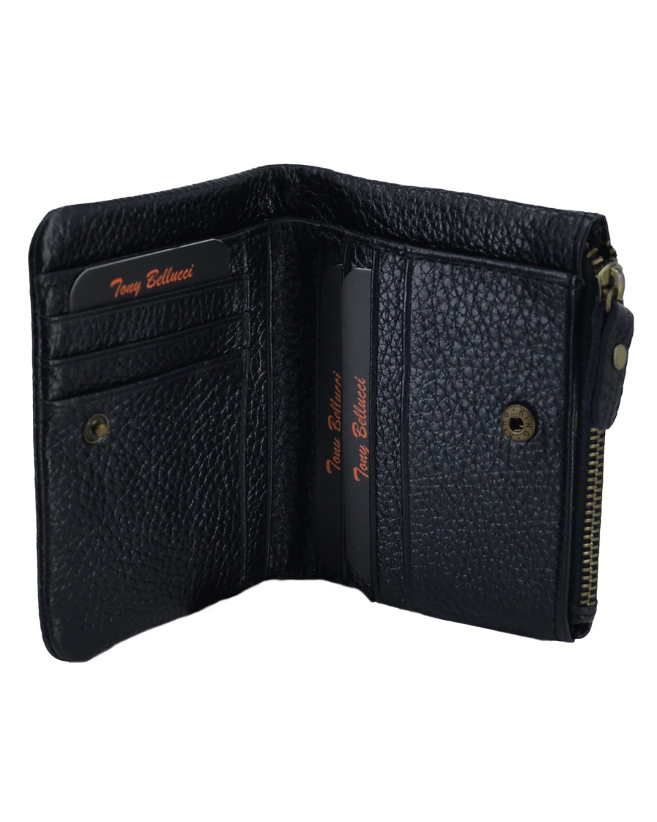 ΔΕΡΜΑΤΙΝΟ ΑΝΔΡΙΚΟ ΠΟΡΤΟΦΟΛΙ ΚΩΔΙΚΟΣ: 60-WALLET-T143-281 (BLACK) - Image 4