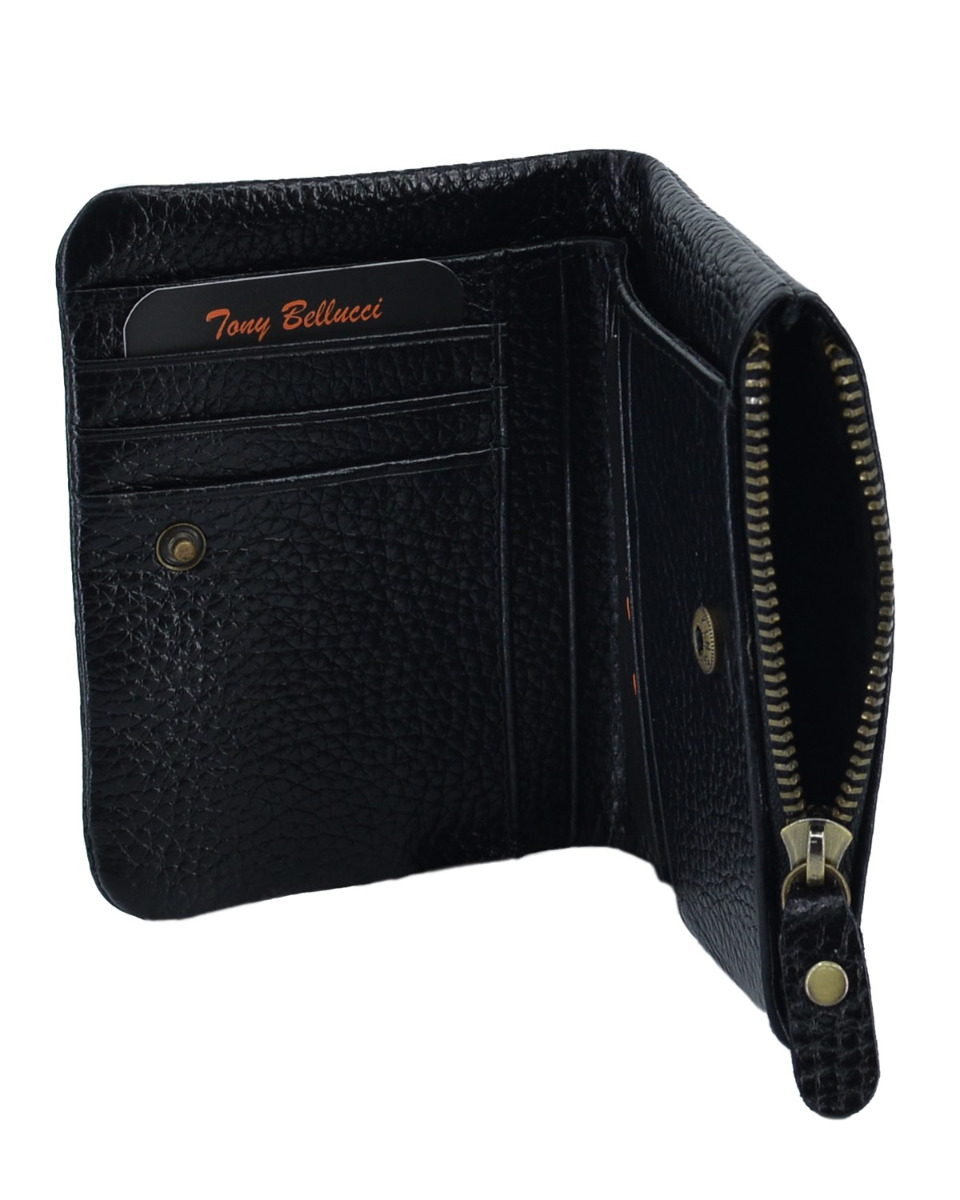 ΔΕΡΜΑΤΙΝΟ ΑΝΔΡΙΚΟ ΠΟΡΤΟΦΟΛΙ ΚΩΔΙΚΟΣ: 60-WALLET-T143-281 (BLACK) - Image 5