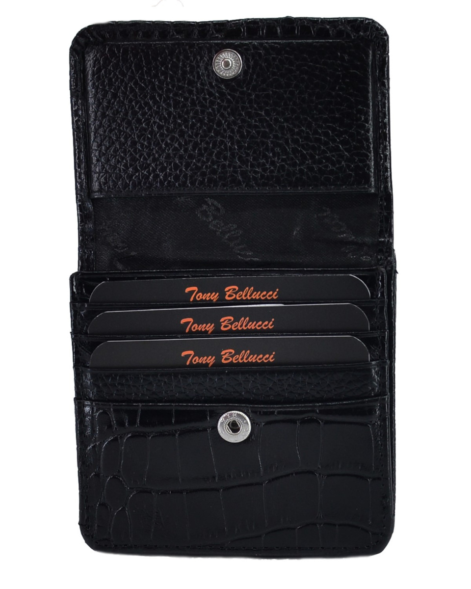 ΔΕΡΜΑΤΙΝΟ ΠΟΡΤΟΦΟΛΙ ΚΩΔΙΚΟΣ: 60-WALLET-T555-356 (BLACK) - Image 3