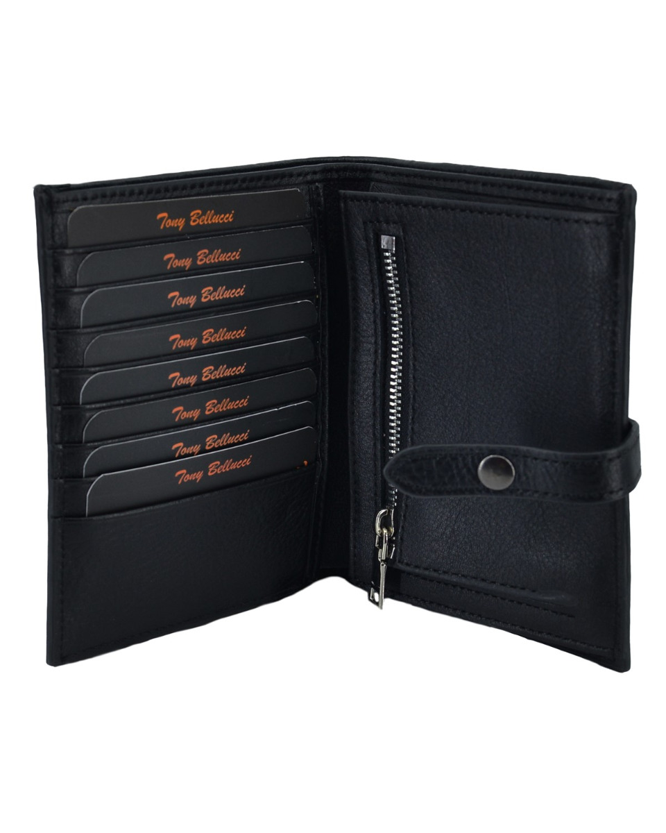 ΔΕΡΜΑΤΙΝΟ ΠΟΡΤΟΦΟΛΙ ΚΩΔΙΚΟΣ: 60-WALLET-T816-1 (BLACK) - Image 4