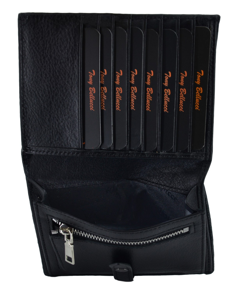 ΔΕΡΜΑΤΙΝΟ ΠΟΡΤΟΦΟΛΙ ΚΩΔΙΚΟΣ: 60-WALLET-T816-1 (BLACK) - Image 5