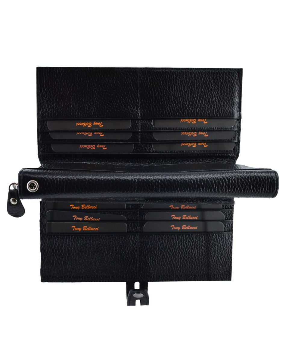 ΔΕΡΜΑΤΙΝΟ ΠΟΡΤΟΦΟΛΙ ΚΩΔΙΚΟΣ: 60-WALLET-T861-281 (BLACK) - Image 6