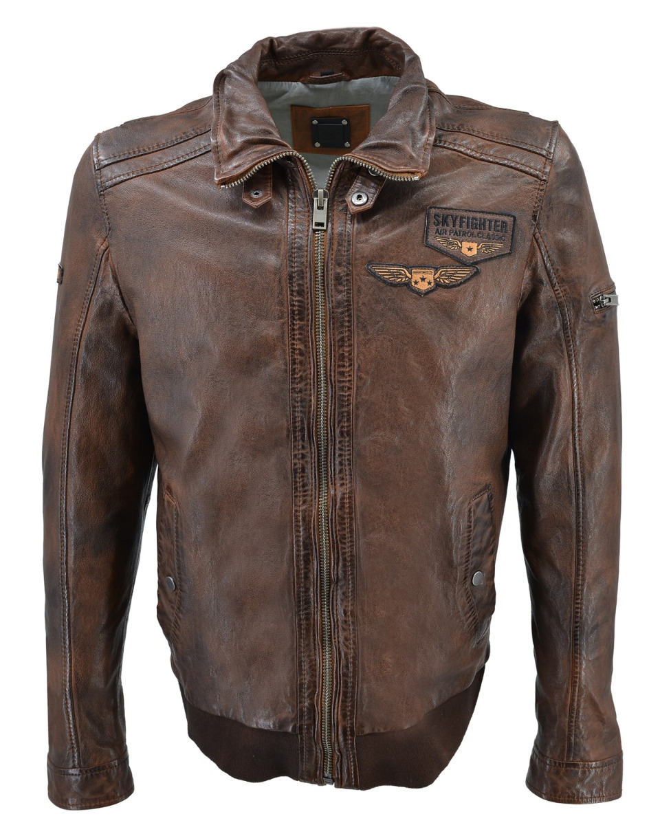ΔΕΡΜΑΤΙΝΟ ΑΝΔΡΙΚΟ ΜΠΟΥΦΑΝ ΚΩΔΙΚΟΣ: 61-M-1125 (BROWN) - Image 8