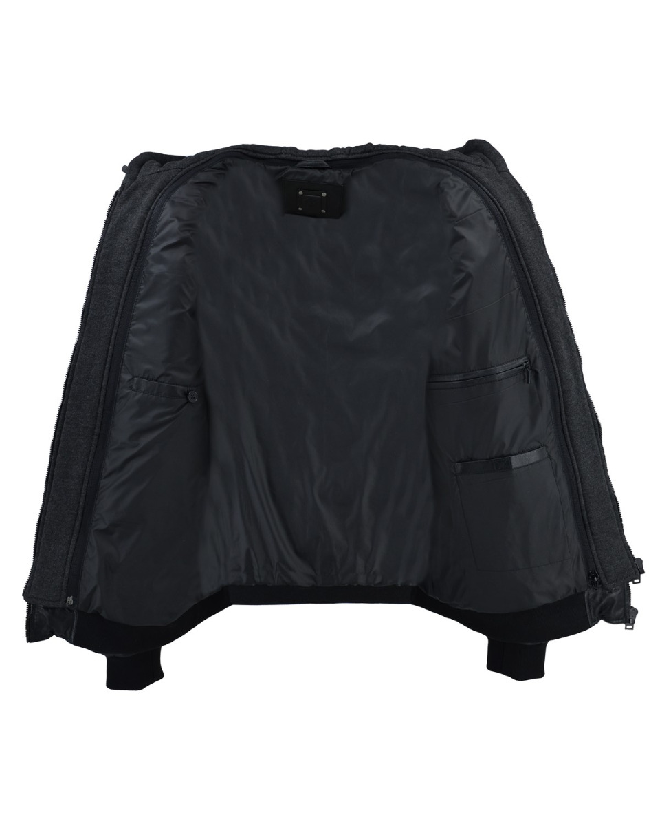 ΔΕΡΜΑΤΙΝΟ ΑΝΔΡΙΚΟ PUFFER ΜΠΟΥΦΑΝ ΚΩΔΙΚΟΣ: 61-M-9011 (BLACK) - Image 15