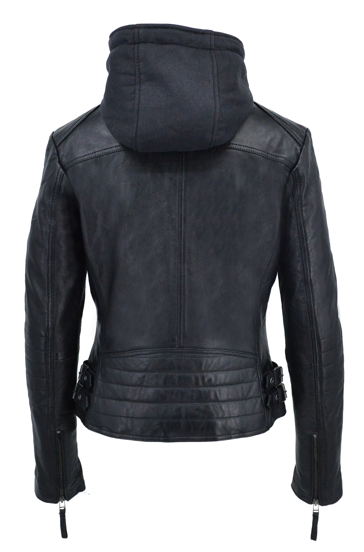 ΔΕΡΜΑΤΙΝΟ ΓΥΝΑΙΚΕΙΟ ΜΠΟΥΦΑΝ ΚΩΔΙΚΟΣ: 37-W-ELEN-HOOD (BLACK) - Image 11