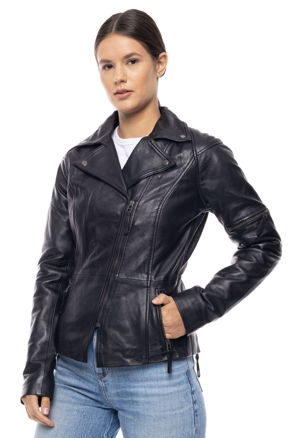 ΔΕΡΜΑΤΙΝΟ ΓΥΝΑΙΚΕΙΟ ΜΠΟΥΦΑΝ ΚΩΔΙΚΟΣ: 37-W-ERSI (BLACK) - Image 4