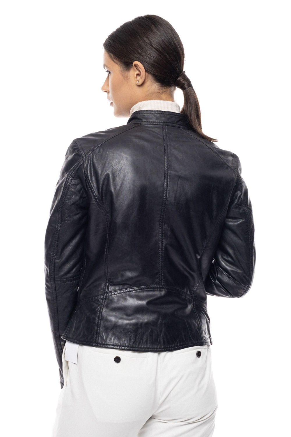 ΔΕΡΜΑΤΙΝΟ ΓΥΝΑΙΚΕΙΟ ΜΠΟΥΦΑΝ ΚΩΔΙΚΟΣ: 37-W-ORIANA (BLACK) - Image 5