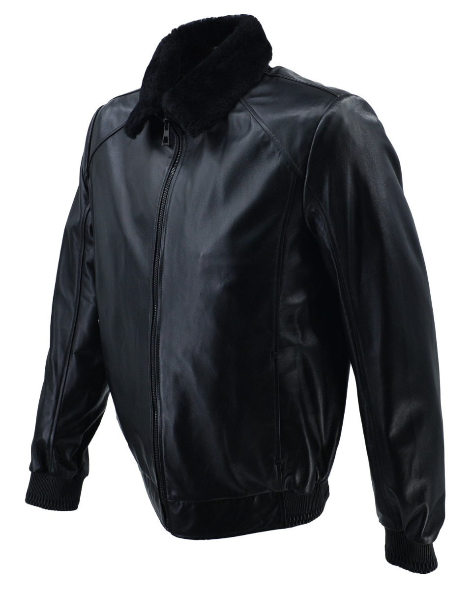 ΔΕΡΜΑΤΙΝΟ ΑΝΔΡΙΚΟ ΜΠΟΥΦΑΝ ΚΩΔΙΚΟΣ: 47S-M-E-92 (BLACK) - Image 4