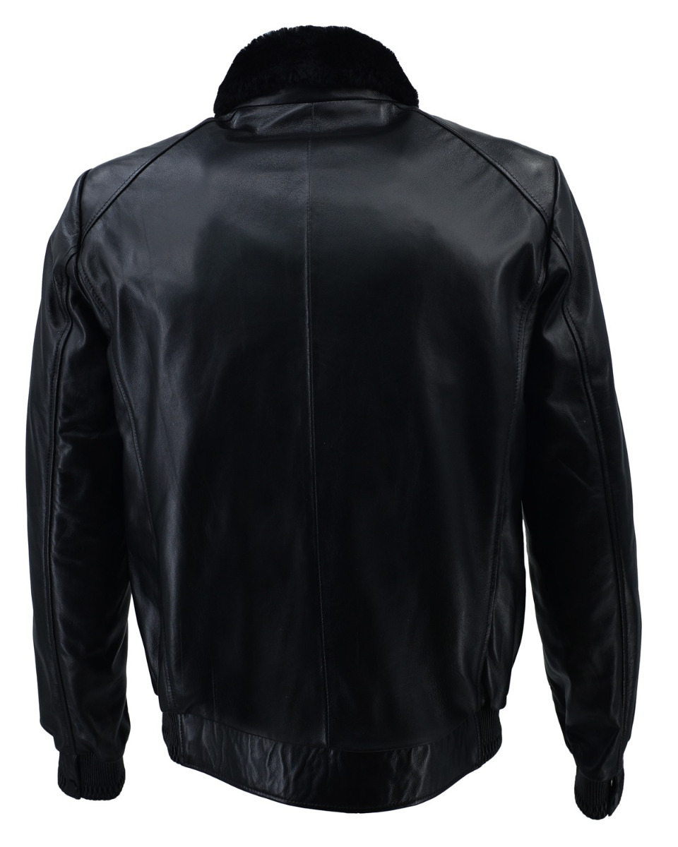 ΔΕΡΜΑΤΙΝΟ ΑΝΔΡΙΚΟ ΜΠΟΥΦΑΝ ΚΩΔΙΚΟΣ: 47S-M-E-92 (BLACK) - Image 5