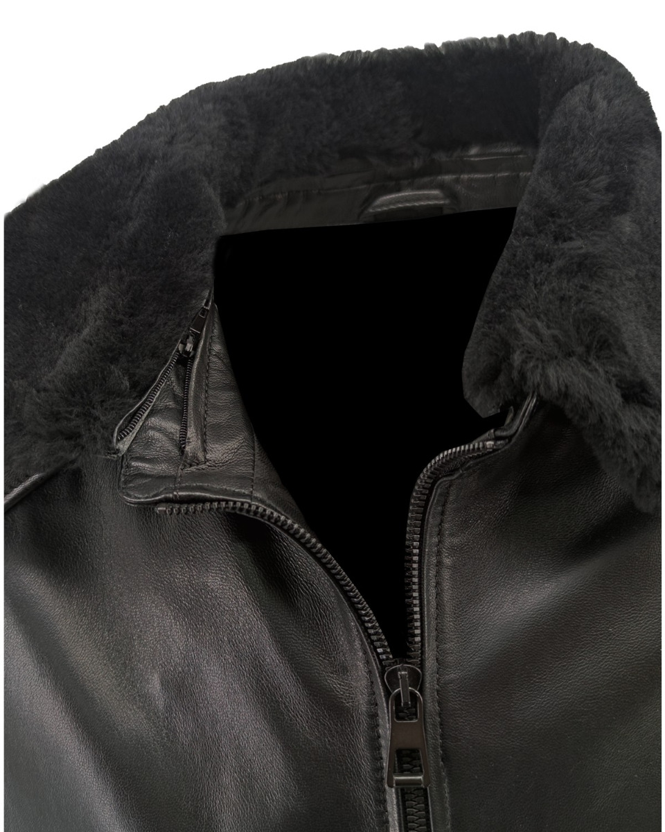 ΔΕΡΜΑΤΙΝΟ ΑΝΔΡΙΚΟ ΜΠΟΥΦΑΝ ΚΩΔΙΚΟΣ: 47S-M-E-92 (BLACK) - Image 7