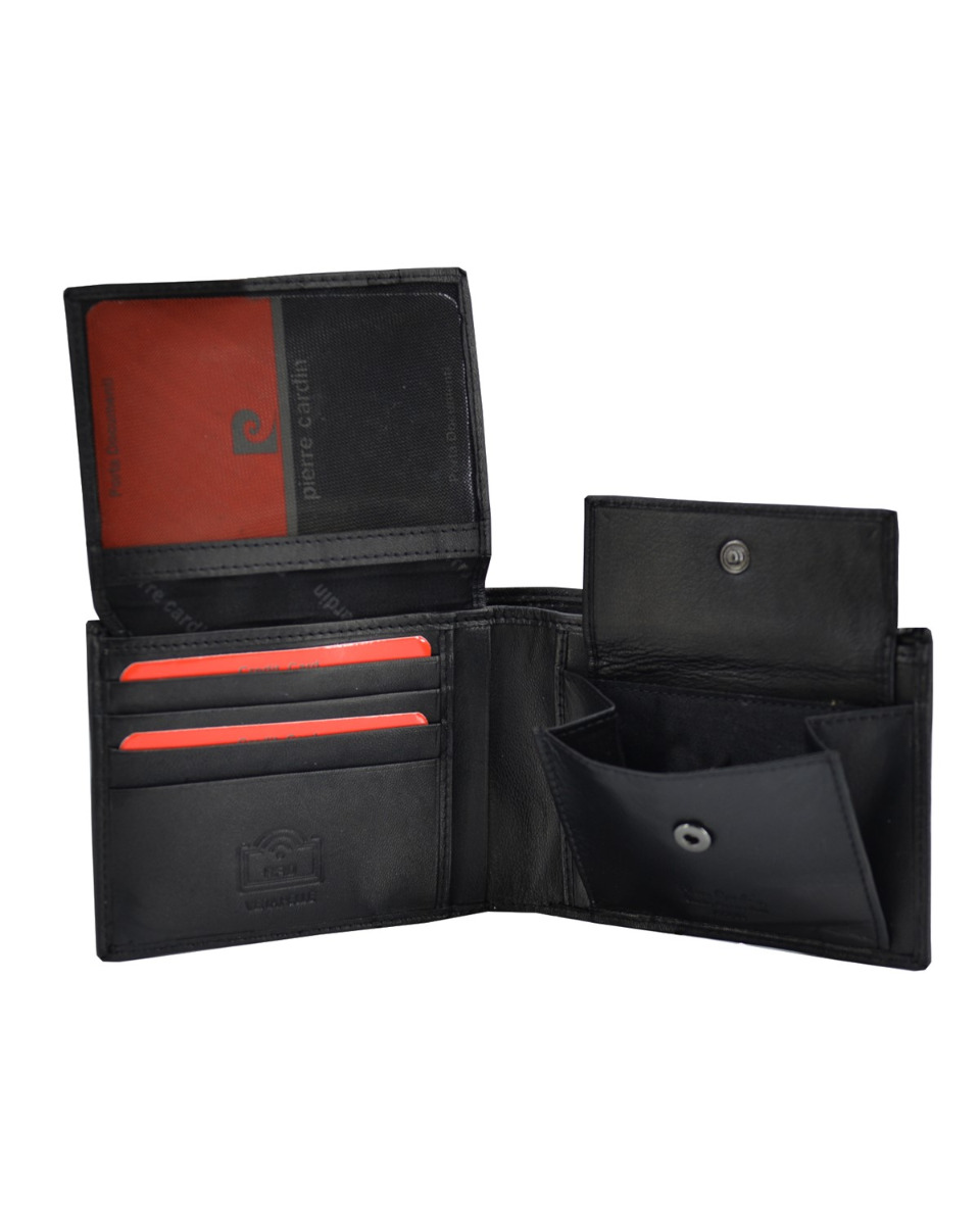 ΔΕΡΜΑΤΙΝΟ ΠΟΡΤΟΦΟΛΙ ΚΩΔΙΚΟΣ: 64-WALLET-8896 (BLACK) - Image 4