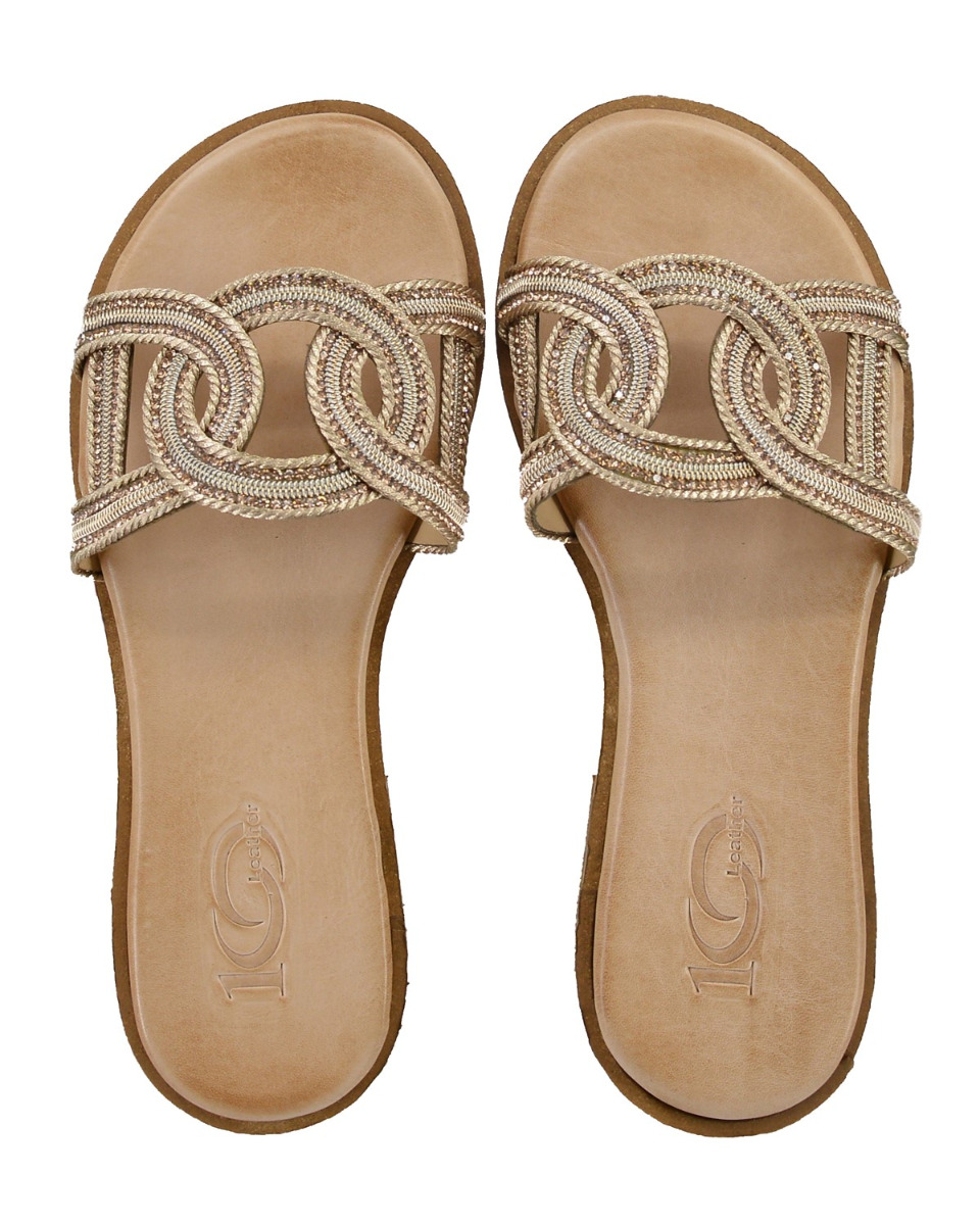 ΔΕΡΜΑΤΙΝΕΣ ΓΥΝΑΙΚΕΙΕΣ ΠΑΝΤΟΦΛΕΣ: 56-W-GUCCI (COPPER) - Image 3
