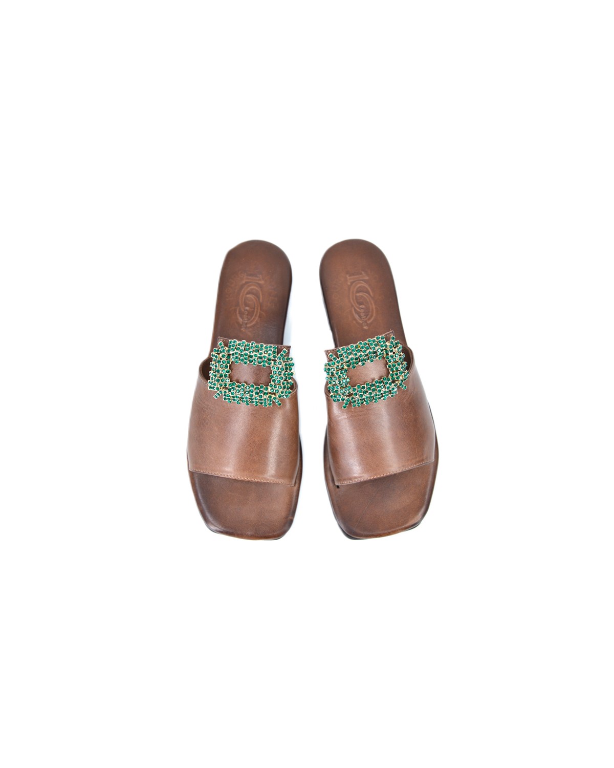 ΔΕΡΜΑΤΙΝΕΣ ΓΥΝΑΙΚΕΙΕΣ ΠΑΝΤΟΦΛΕΣ: 56-W-11/23 (BROWN) - Image 3