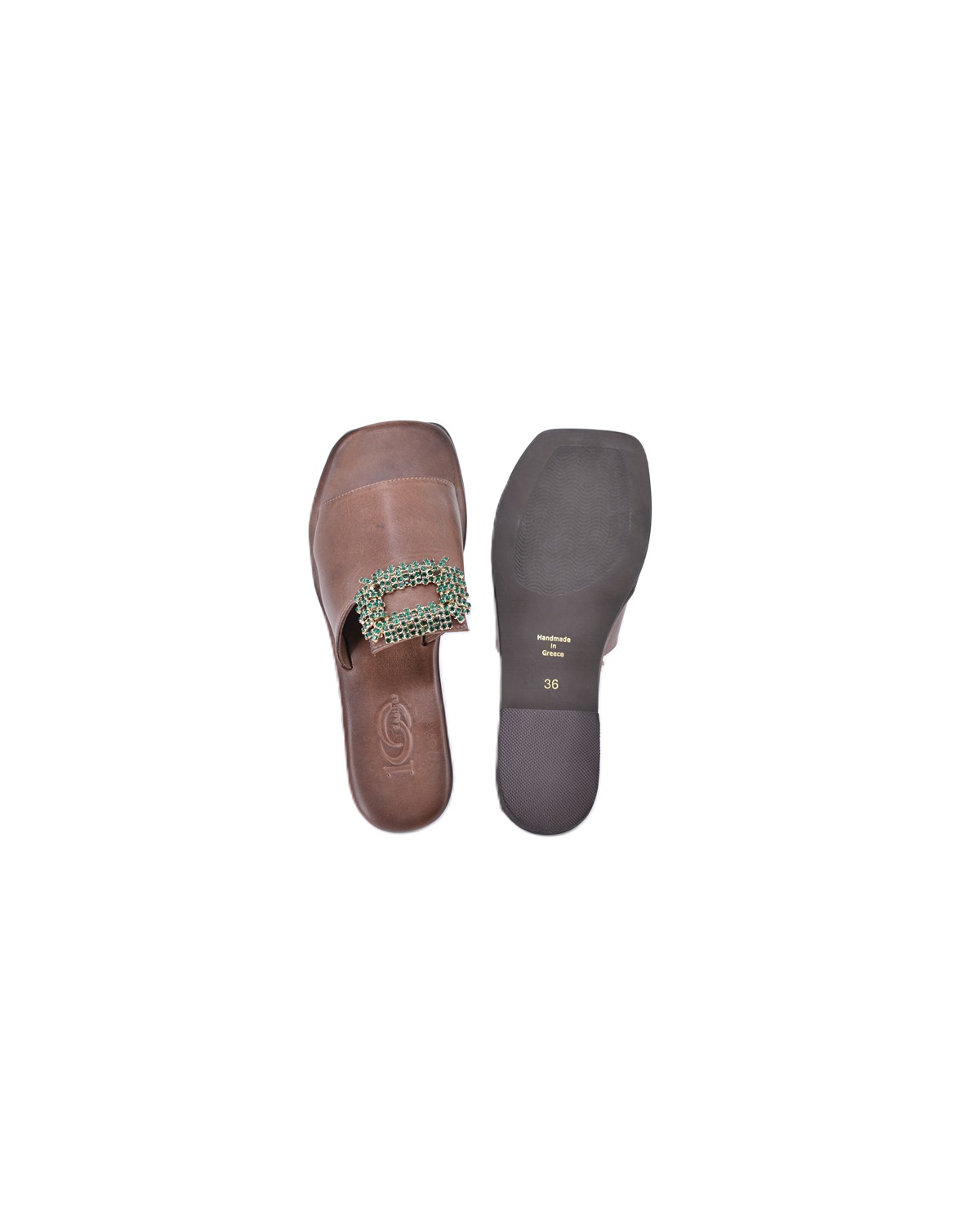 ΔΕΡΜΑΤΙΝΕΣ ΓΥΝΑΙΚΕΙΕΣ ΠΑΝΤΟΦΛΕΣ: 56-W-11/23 (BROWN) - Image 6