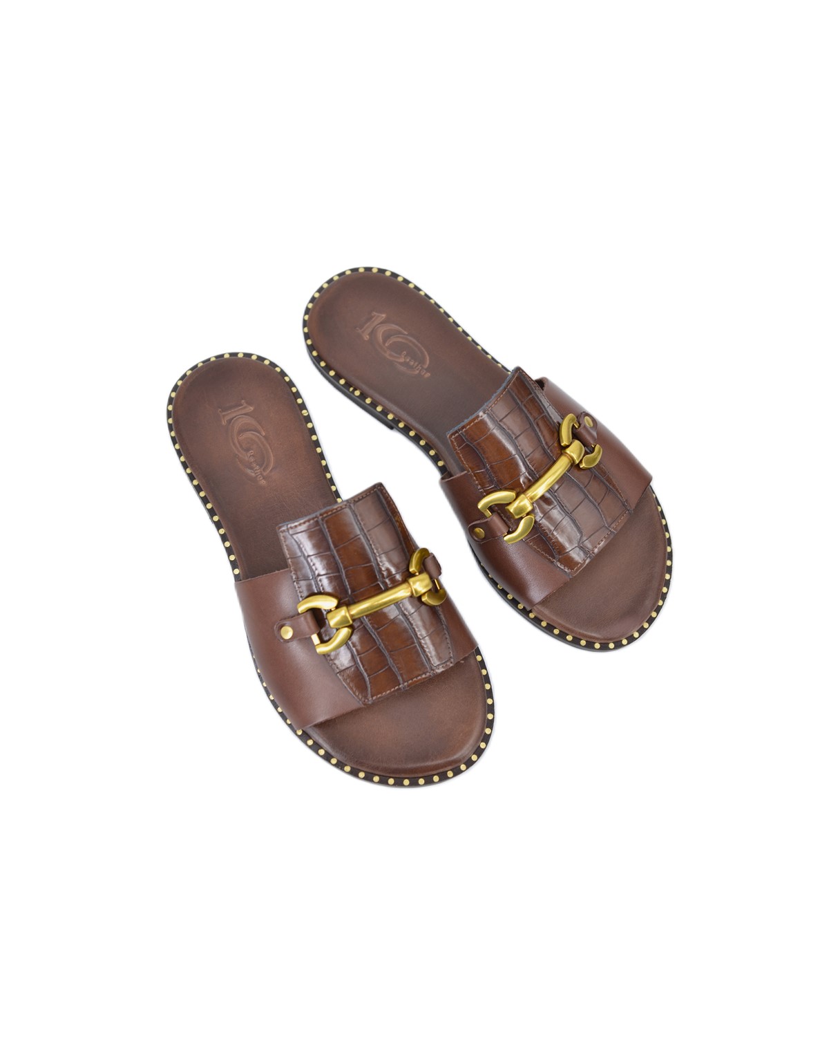 ΔΕΡΜΑΤΙΝΕΣ ΓΥΝΑΙΚΕΙΕΣ ΠΑΝΤΟΦΛΕΣ: 56-W-23/21 (CROCO-BROWN)
