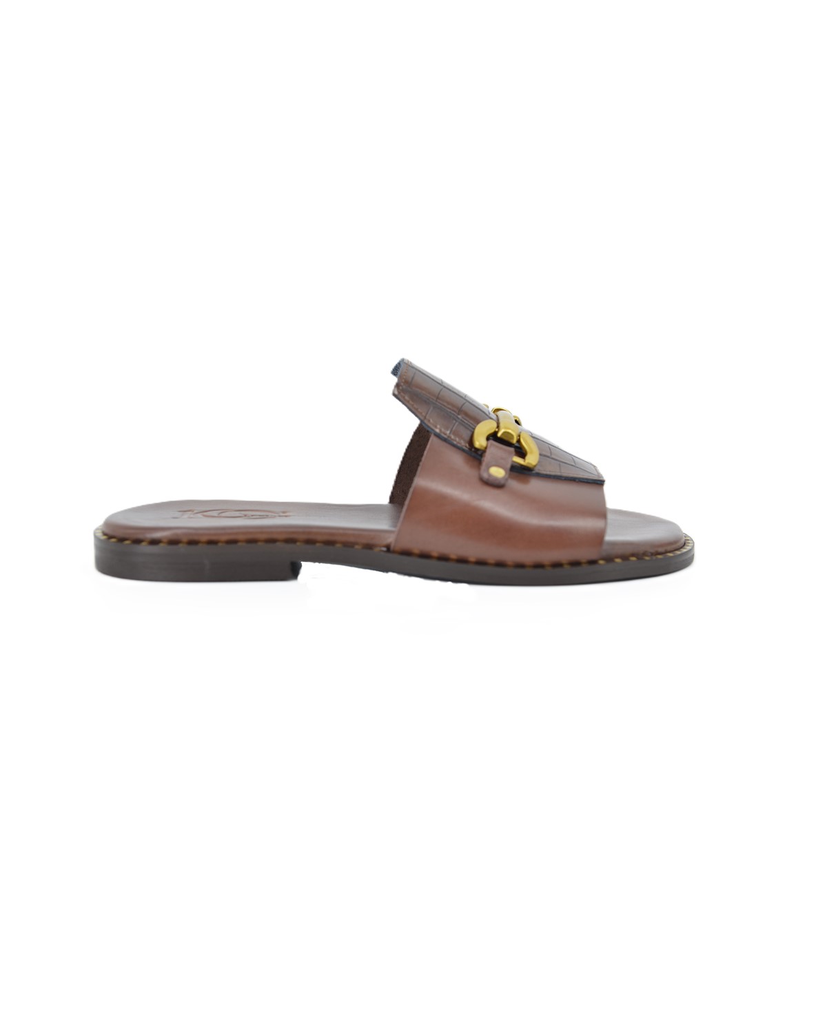ΔΕΡΜΑΤΙΝΕΣ ΓΥΝΑΙΚΕΙΕΣ ΠΑΝΤΟΦΛΕΣ: 56-W-23/21 (CROCO-BROWN) - Image 4