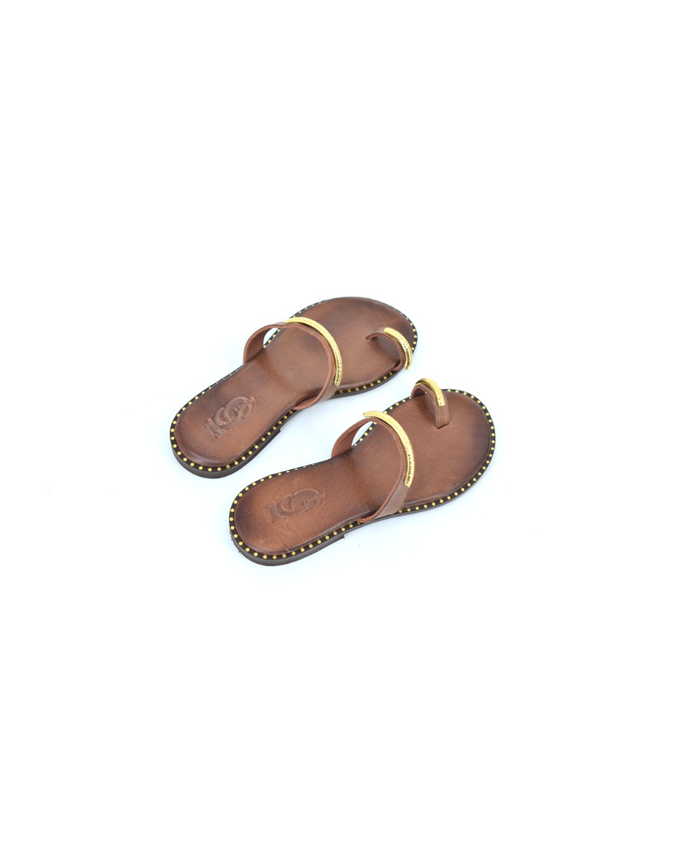 ΔΕΡΜΑΤΙΝΕΣ ΓΥΝΑΙΚΕΙΕΣ ΠΑΝΤΟΦΛΕΣ: 56-W-10/23-1 (BROWN) - Image 5