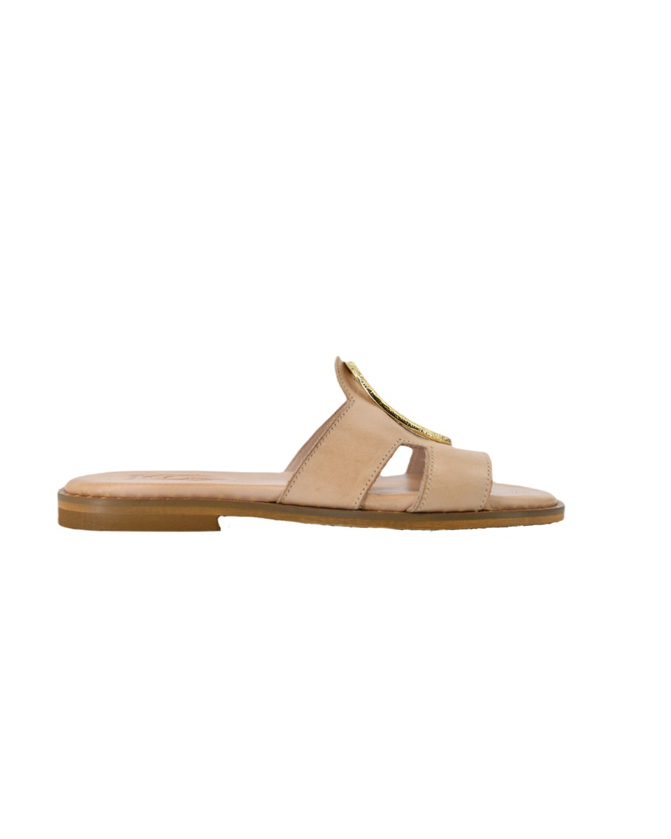 ΔΕΡΜΑΤΙΝΕΣ ΓΥΝΑΙΚΕΙΕΣ ΠΑΝΤΟΦΛΕΣ: 56-W-14/24 (BEIGE) - Image 4