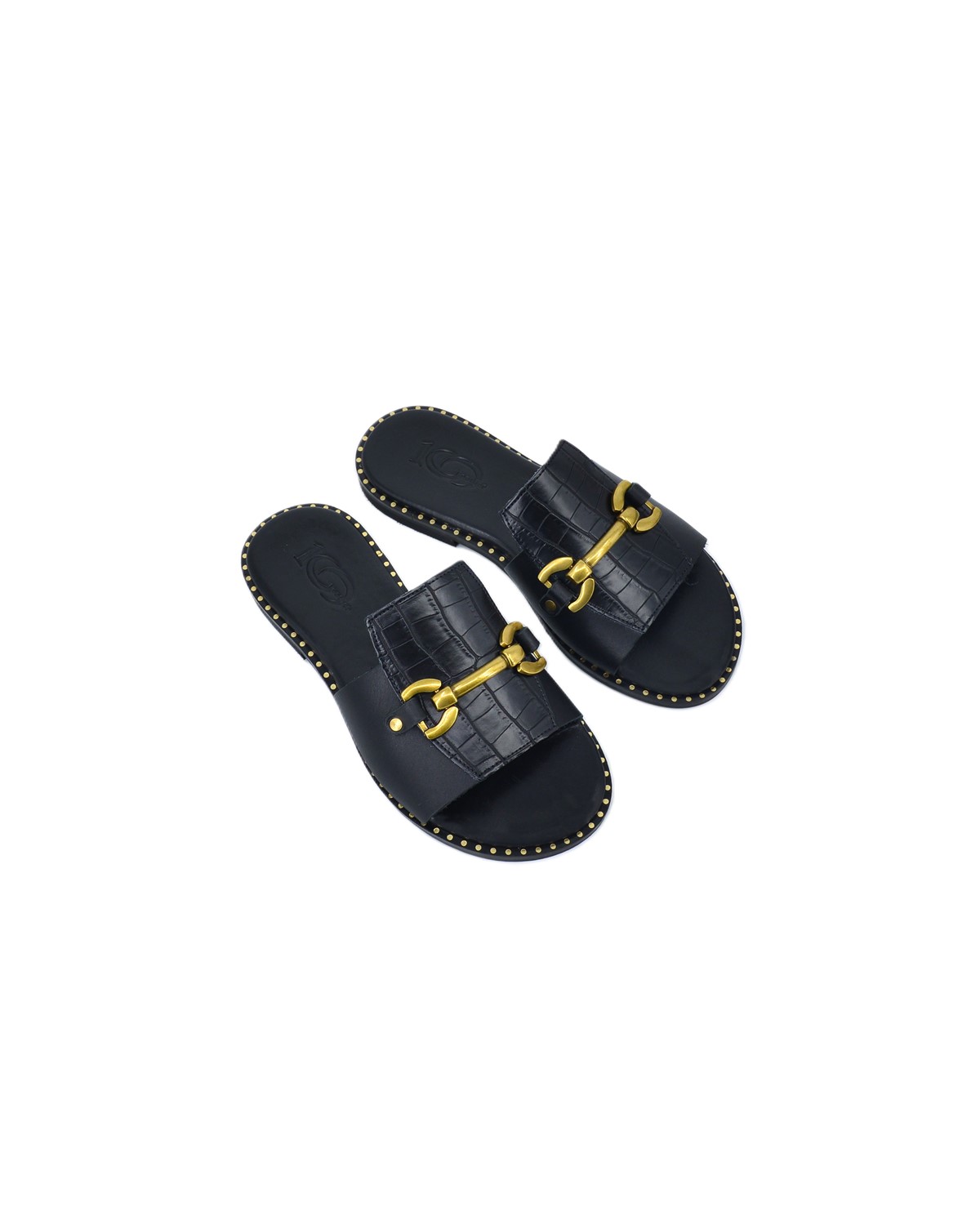 ΔΕΡΜΑΤΙΝΕΣ ΓΥΝΑΙΚΕΙΕΣ ΠΑΝΤΟΦΛΕΣ: 56-W-23/21 (CROCO-BLACK)