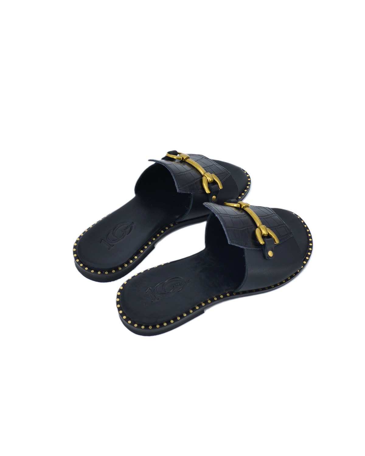 ΔΕΡΜΑΤΙΝΕΣ ΓΥΝΑΙΚΕΙΕΣ ΠΑΝΤΟΦΛΕΣ: 56-W-23/21 (CROCO-BLACK) - Image 5
