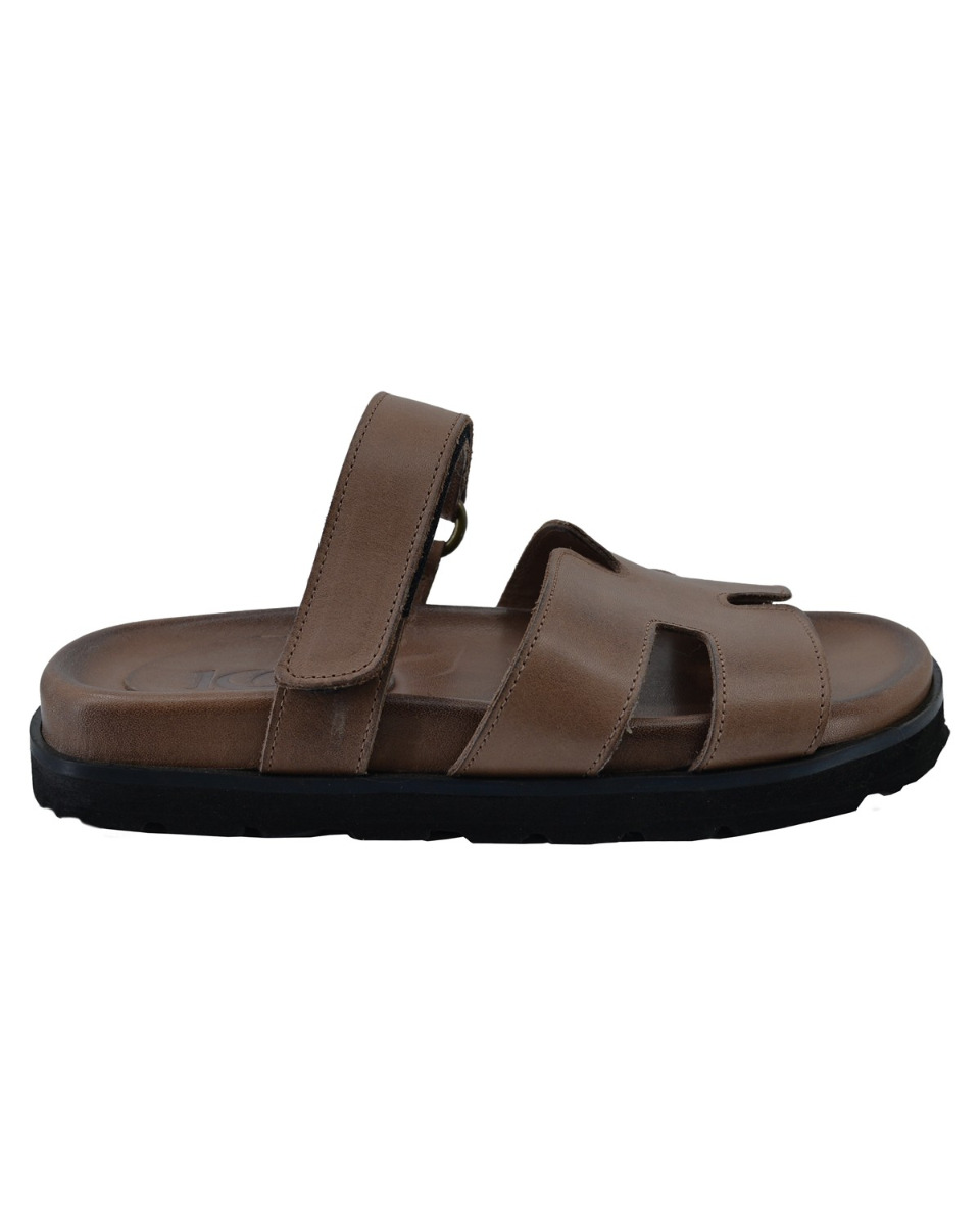 ΔΕΡΜΑΤΙΝΕΣ ΓΥΝΑΙΚΕΙΕΣ ΠΑΝΤΟΦΛΕΣ: 56-W-HERMES (BROWN) - Image 4