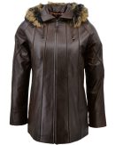 ΔΕΡΜΑΤΙΝΗ ΓΥΝΑΙΚΕΙΑ ΖΑΚΕΤΑ ΚΩΔΙΚΟΣ: 07-W-B-449 (BROWN-ANTIQUE)