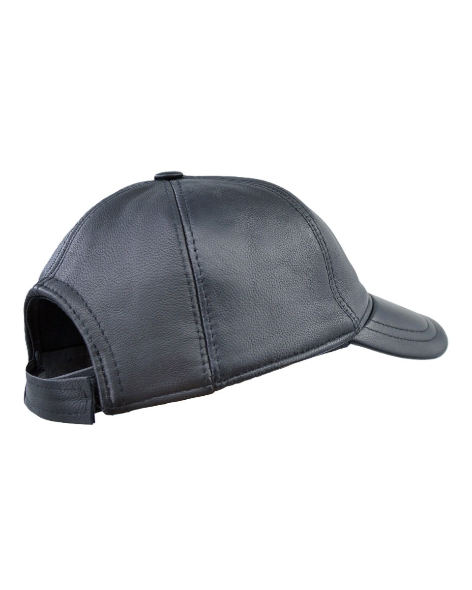 ΔΕΡΜΑΤΙΝΟ ΚΑΠΕΛΟ ΚΩΔΙΚΟΣ: 07-HAT-JOKEY (BLACK) - Image 4