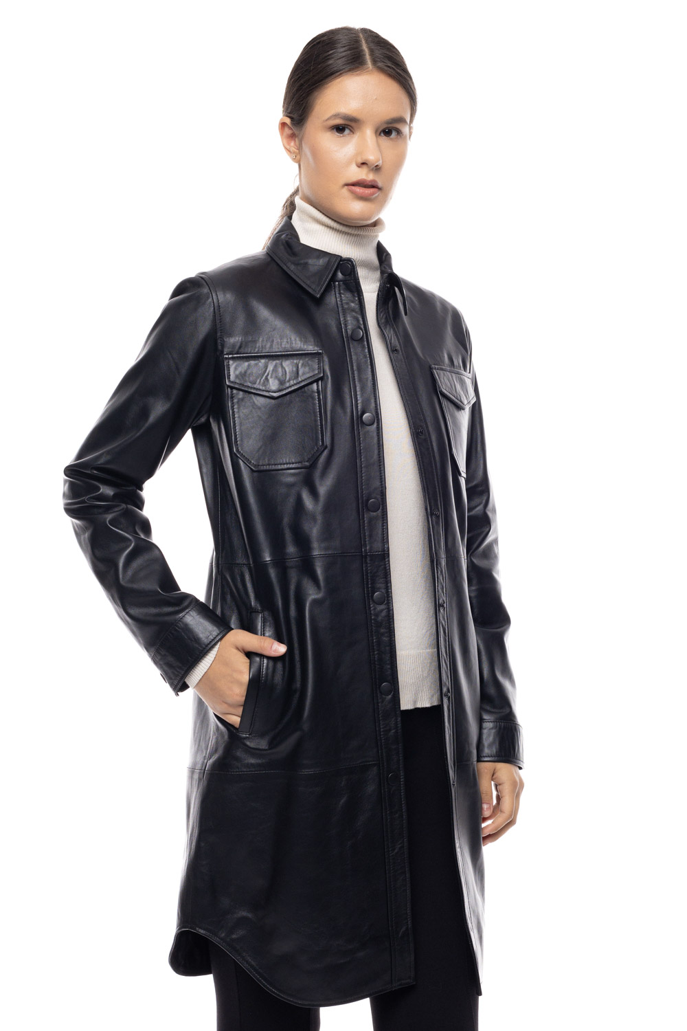 ΔΕΡΜΑΤΙΝΟ ΓΥΝΑΙΚΕΙΟ ΜΠΟΥΦΑΝ ΚΩΔΙΚΟΣ: 07-W-JALE (BLACK) - Image 6