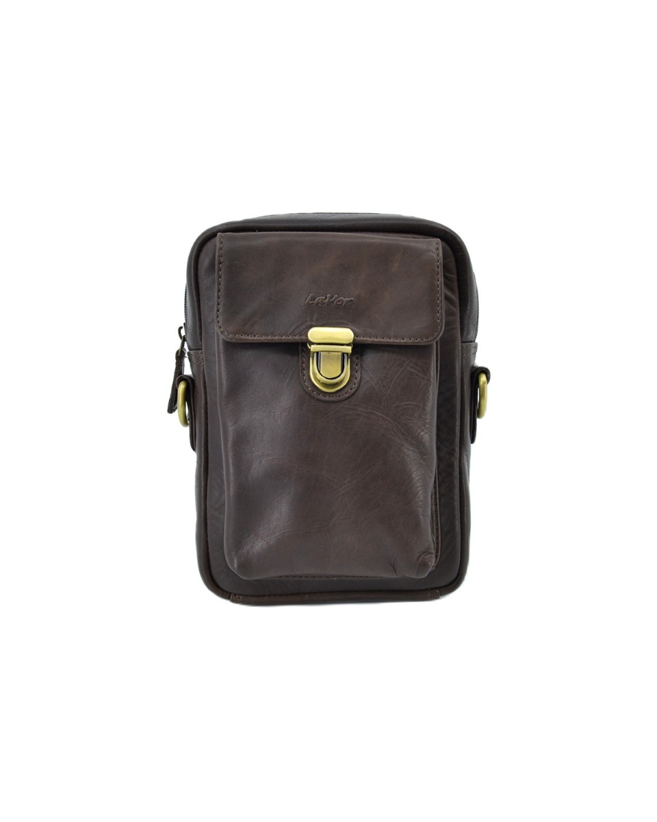 ΔΕΡΜΑΤΙΝΟ ΑΝΔΡΙΚΟ ΤΣΑΝΤΑΚΙ ΚΩΔΙΚΟΣ: 29-BAG-1-49 (BROWN) - Image 3