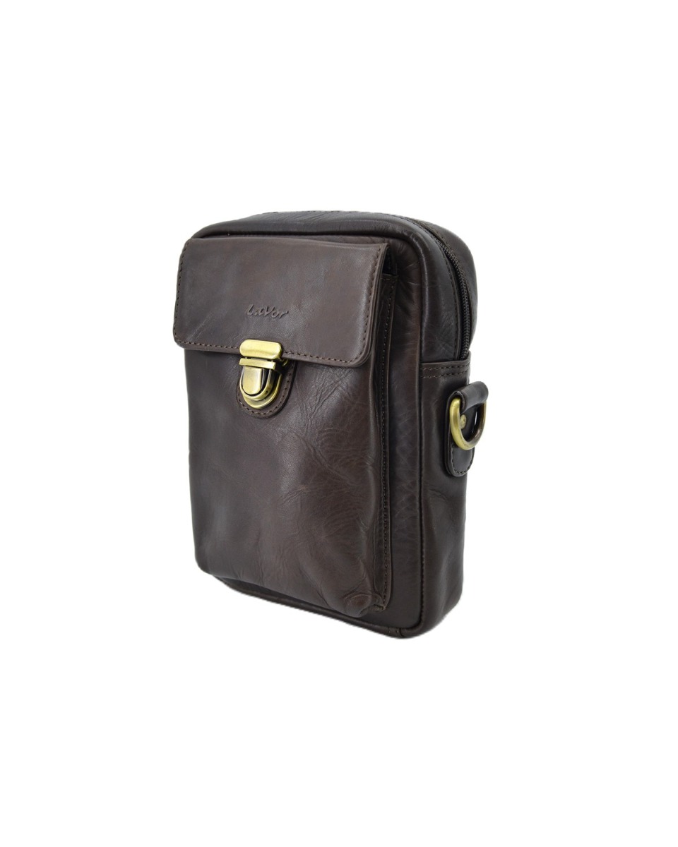 ΔΕΡΜΑΤΙΝΟ ΑΝΔΡΙΚΟ ΤΣΑΝΤΑΚΙ ΚΩΔΙΚΟΣ: 29-BAG-1-49 (BROWN) - Image 5
