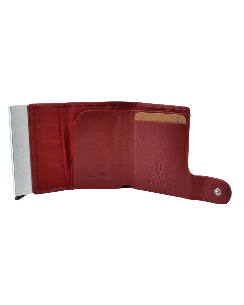 ΔΕΡΜΑΤΙΝΗ ΚΑΡΤΟΘΗΚΗ ΚΩΔΙΚΟΣ: 29-WALLET-1-6061 (RED) - Image 8