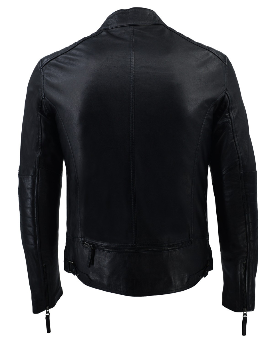 ΔΕΡΜΑΤΙΝΟ ΑΝΔΡΙΚΟ ΜΠΟΥΦΑΝ ΚΩΔΙΚΟΣ: 49-M-1123-7 (BLACK) - Image 5
