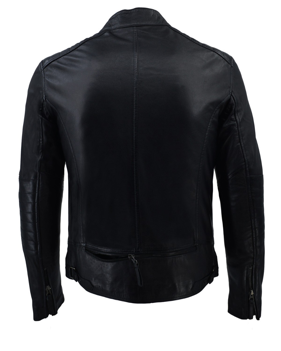 ΔΕΡΜΑΤΙΝΟ ΑΝΔΡΙΚΟ ΜΠΟΥΦΑΝ ΚΩΔΙΚΟΣ: 49-M-1123-7 (BLACK) - Image 6