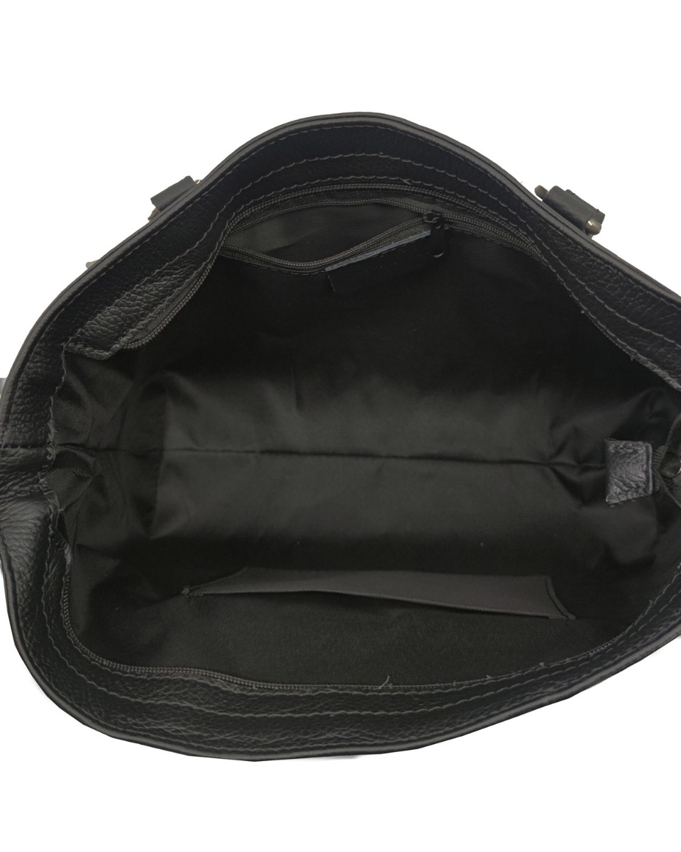 ΔΕΡΜΑΤΙΝΗ ΓΥΝΑΙΚΕΙΑ ΤΣΑΝΤΑ ΚΩΔΙΚΟΣ: 33-BAG-1311-30 (BLACK) - Image 6
