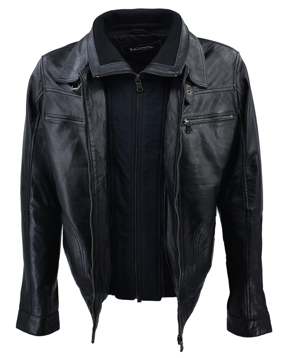 ΔΕΡΜΑΤΙΝΟ ΑΝΔΡΙΚΟ ΜΠΟΥΦΑΝ ΚΩΔΙΚΟΣ: 67-M-3340 (BLACK) - Image 5