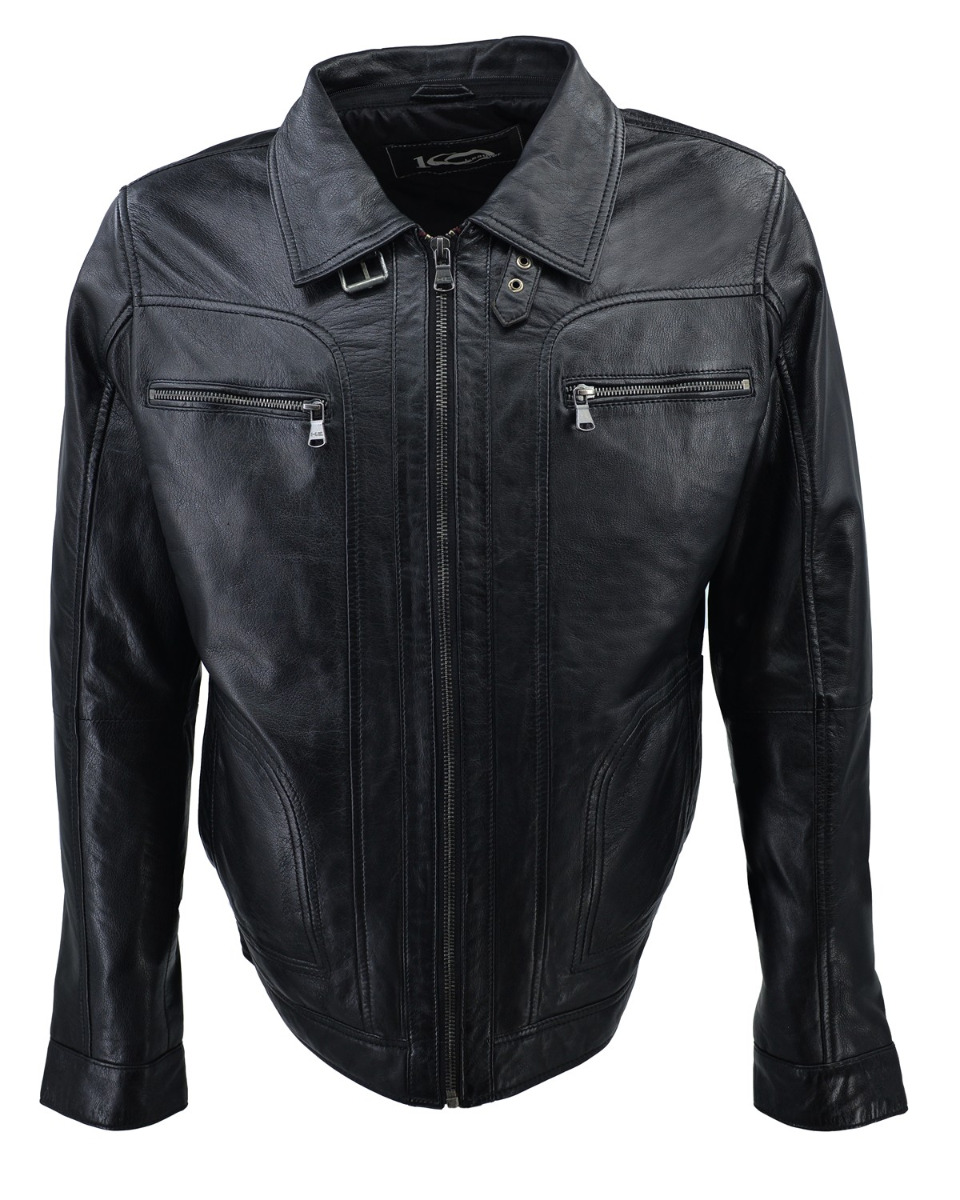 ΔΕΡΜΑΤΙΝΟ ΑΝΔΡΙΚΟ ΜΠΟΥΦΑΝ ΚΩΔΙΚΟΣ: 67-M-3340 (BLACK) - Image 3