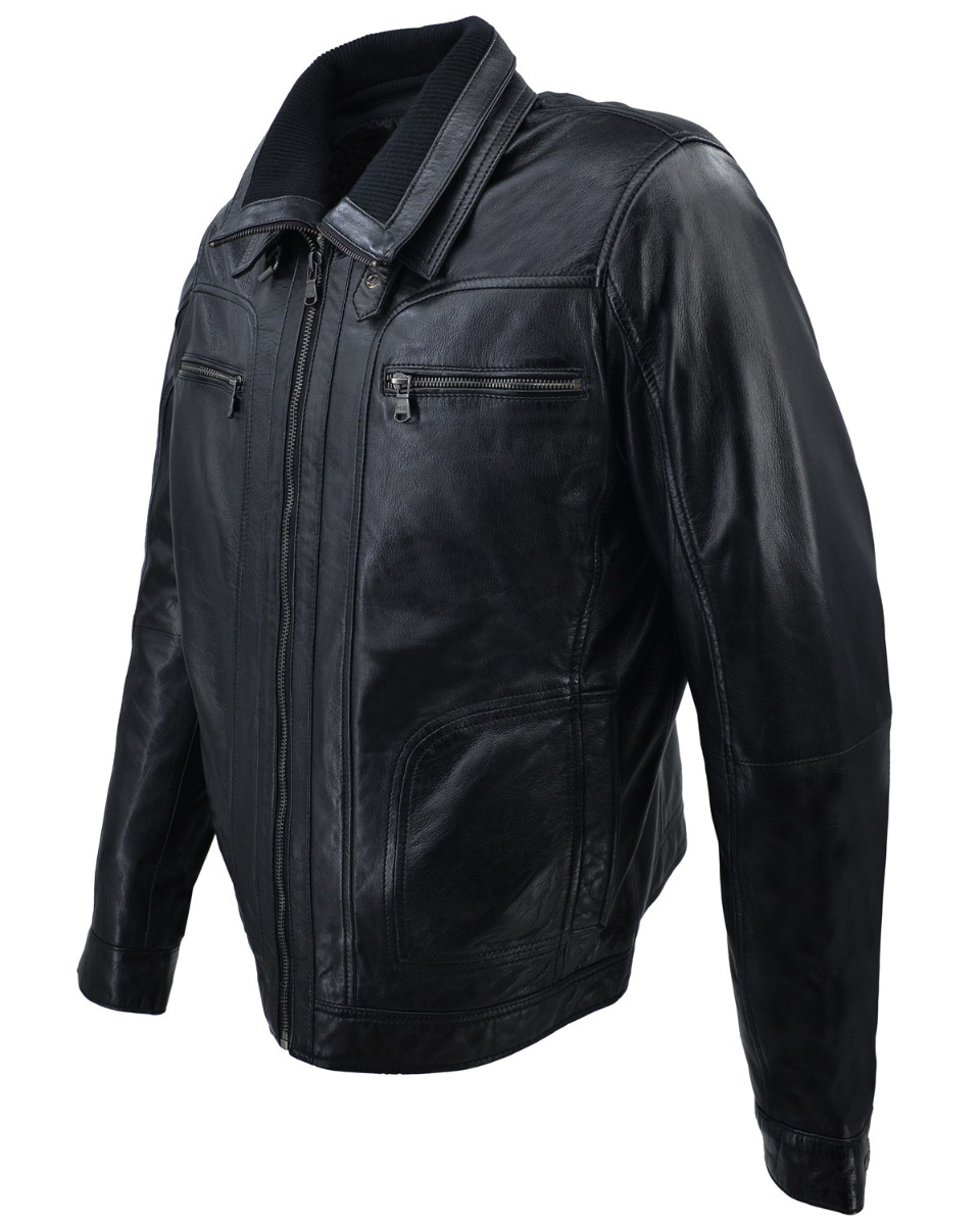 ΔΕΡΜΑΤΙΝΟ ΑΝΔΡΙΚΟ ΜΠΟΥΦΑΝ ΚΩΔΙΚΟΣ: 67-M-3340 (BLACK) - Image 6