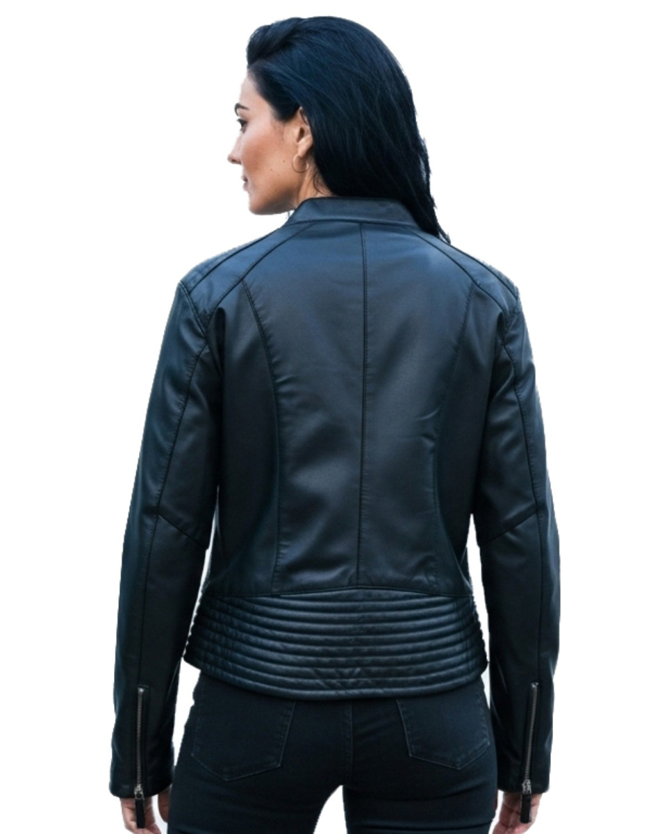 ΔΕΡΜΑΤΙΝΟ ΓΥΝΑΙΚΕΙΟ ΜΠΟΥΦΑΝ ΚΩΔΙΚΟΣ: 49-W-F-3 (BLACK) - Image 4