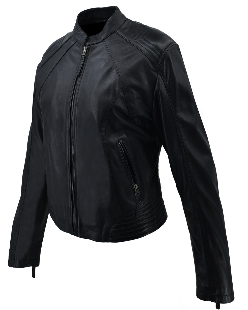 ΔΕΡΜΑΤΙΝΟ ΓΥΝΑΙΚΕΙΟ ΜΠΟΥΦΑΝ ΚΩΔΙΚΟΣ: 49-W-F-3 (BLACK) - Image 7