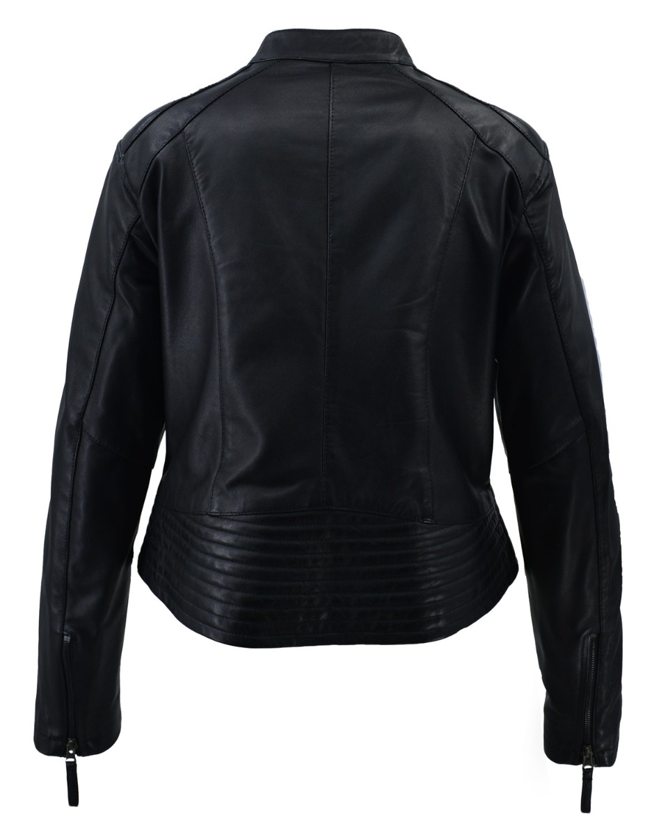 ΔΕΡΜΑΤΙΝΟ ΓΥΝΑΙΚΕΙΟ ΜΠΟΥΦΑΝ ΚΩΔΙΚΟΣ: 49-W-F-3 (BLACK) - Image 8