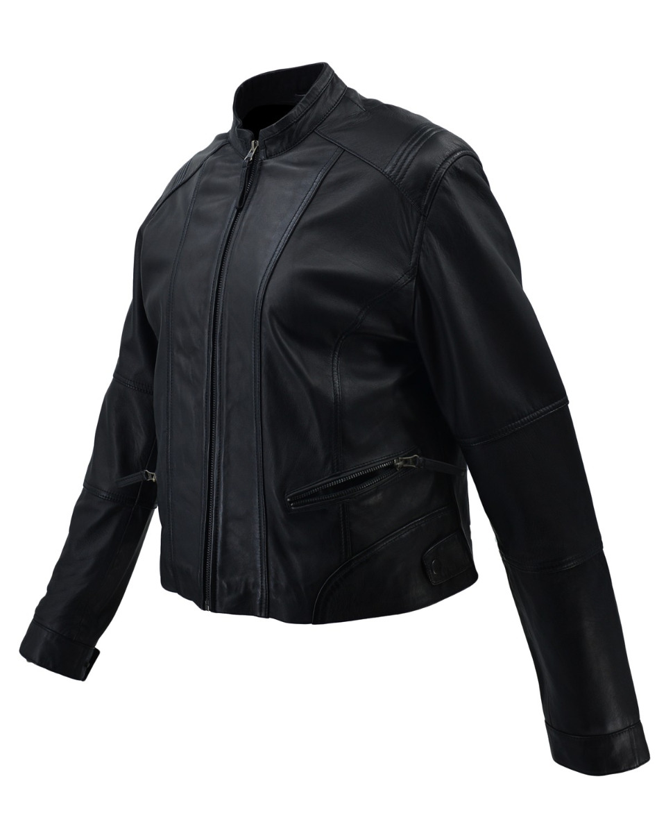 ΔΕΡΜΑΤΙΝΟ ΓΥΝΑΙΚΕΙΟ ΜΠΟΥΦΑΝ ΚΩΔΙΚΟΣ: 49-W-F-4 (BLACK) - Image 7