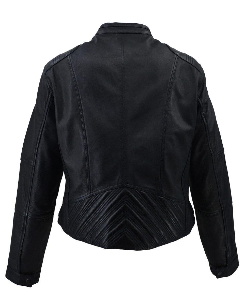 ΔΕΡΜΑΤΙΝΟ ΓΥΝΑΙΚΕΙΟ ΜΠΟΥΦΑΝ ΚΩΔΙΚΟΣ: 49-W-F-4 (BLACK) - Image 8