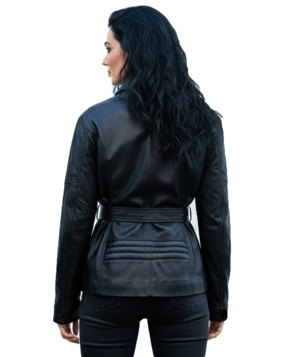 ΔΕΡΜΑΤΙΝΟ ΓΥΝΑΙΚΕΙΟ ΜΠΟΥΦΑΝ ΚΩΔΙΚΟΣ: 49-W-F-8 (BLACK) - Image 4