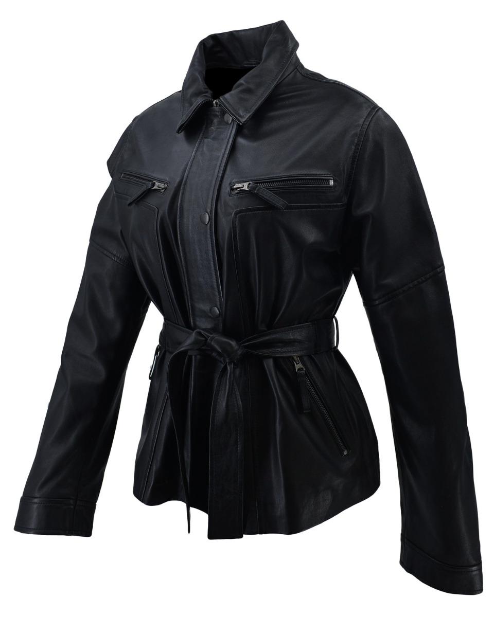 ΔΕΡΜΑΤΙΝΟ ΓΥΝΑΙΚΕΙΟ ΜΠΟΥΦΑΝ ΚΩΔΙΚΟΣ: 49-W-F-8 (BLACK) - Image 6